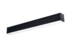 Nora Lighting NLINSW-2334B 2' L-Line LED Direct Linear w/ Selectable Wattage & CCT, Black Finish