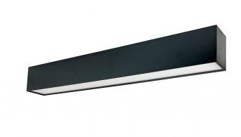 Nora Lighting NLUD-2334B 2' L-Line LED Indirect/Direct Linear, 3710lm / Selectable CCT, Black Finish