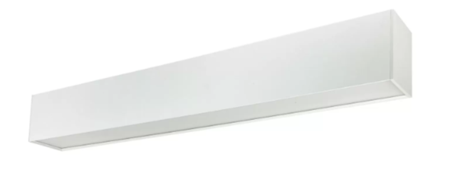 Nora Lighting NLUD-2334W/OS 2' L-Line LED Indirect/Direct Linear, 3710lm / Selectable CCT, White Finish, with Motion Sensor