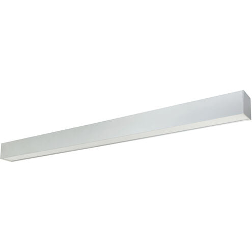 Nora Lighting NLUD-4334A/EM 4' L-Line LED Indirect/Direct Linear, 6152lm / Selectable CCT, Aluminum Finish, with EM
