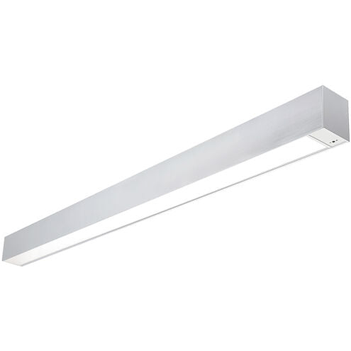 Nora Lighting NLUD-4334A/OS 4' L-Line LED Indirect/Direct Linear, 6152lm / Selectable CCT, Aluminum Finish, with Motion Se...