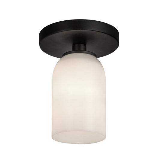 Kuzco Nola black semi-flush mount SF57704-BK/GO