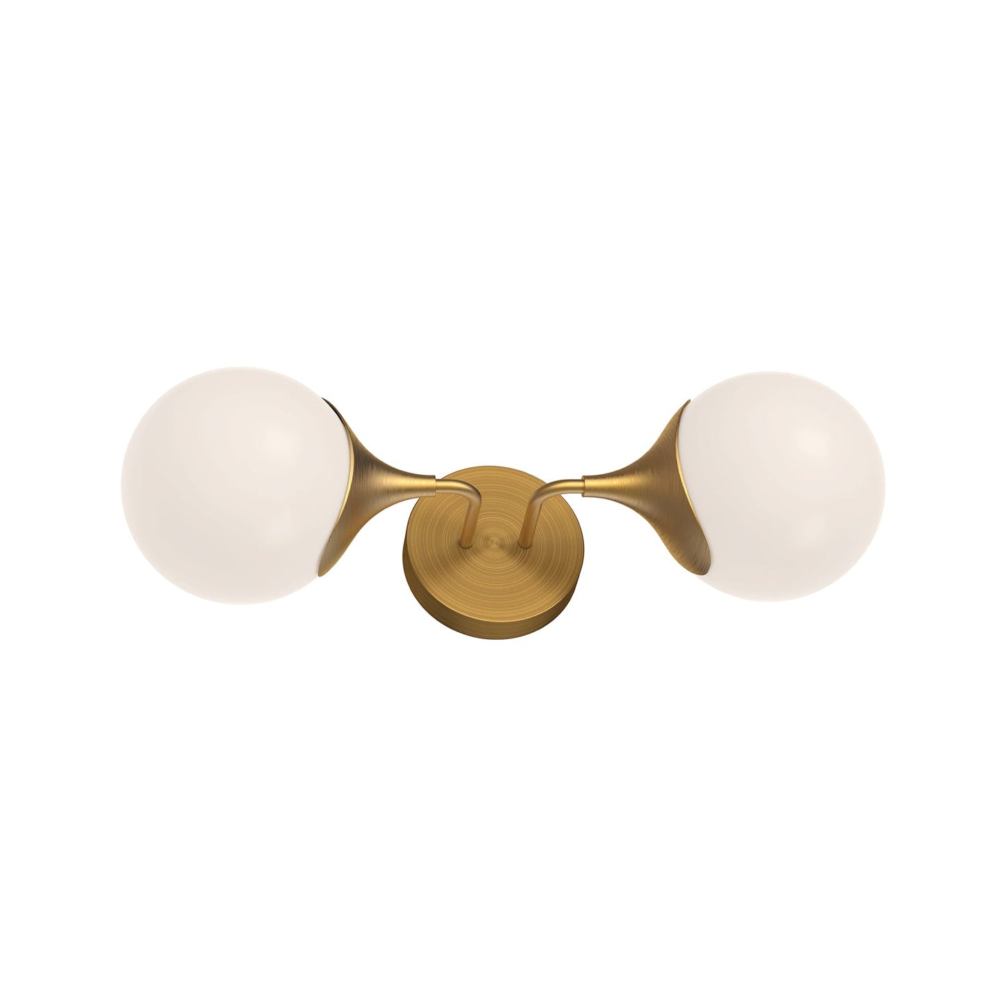 Alora Mood Nouveau aged gold vanity light WV505219AGOP