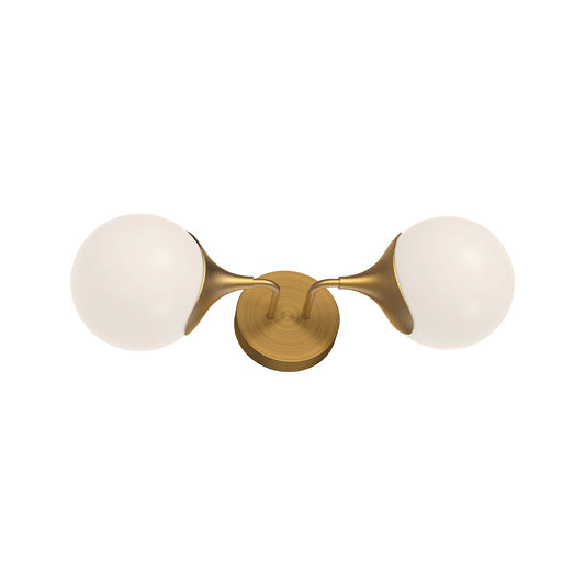 Alora Mood Nouveau aged gold vanity light WV505219AGOP