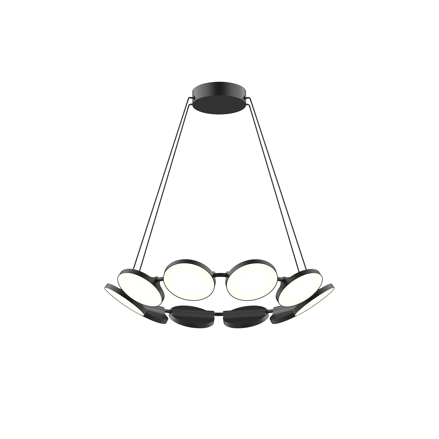Kuzco Novel black [universal voltage and 0-10 dimming] chandelier CH72225-BK-UNV-010