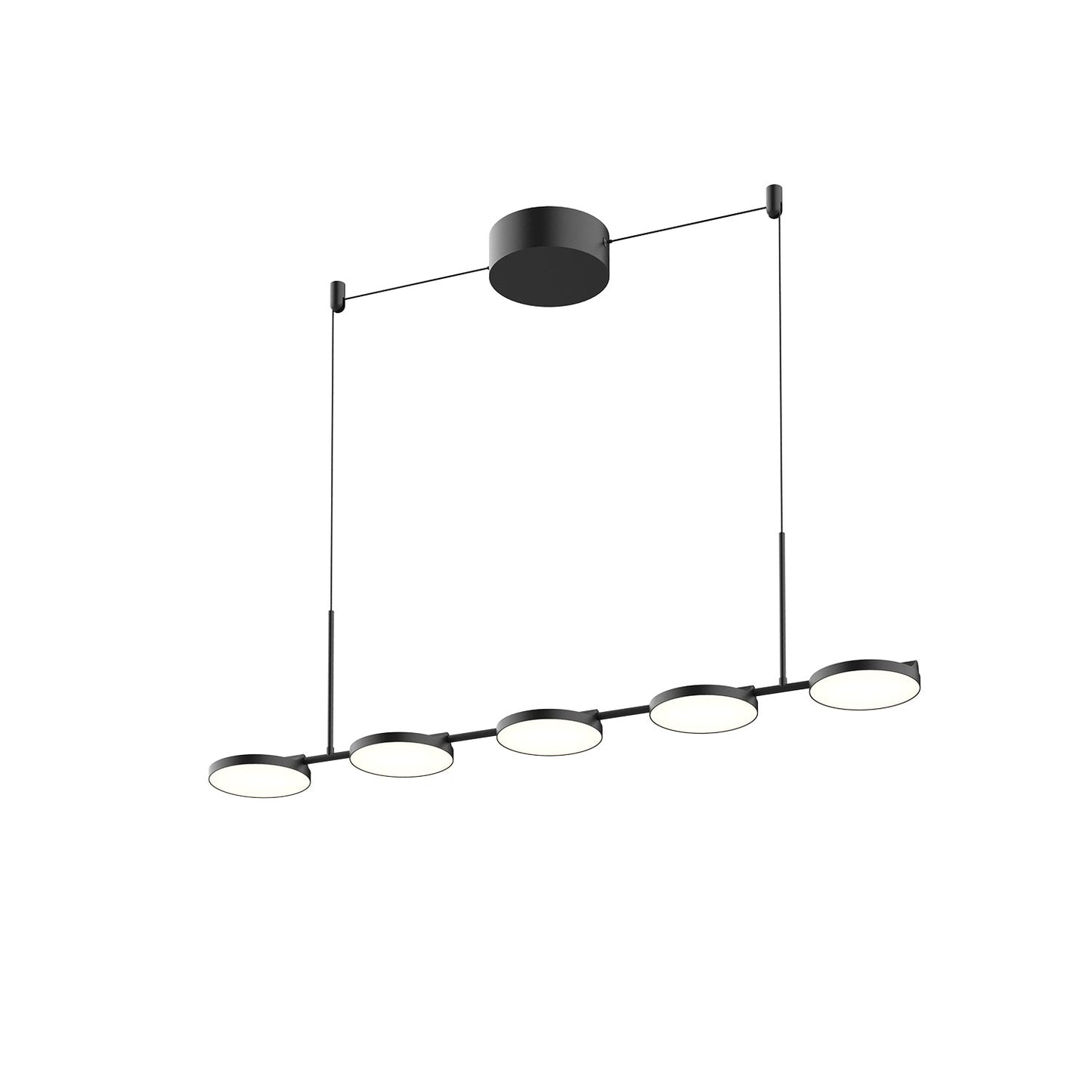 Kuzco Novel black linear pendant LP72237-BK