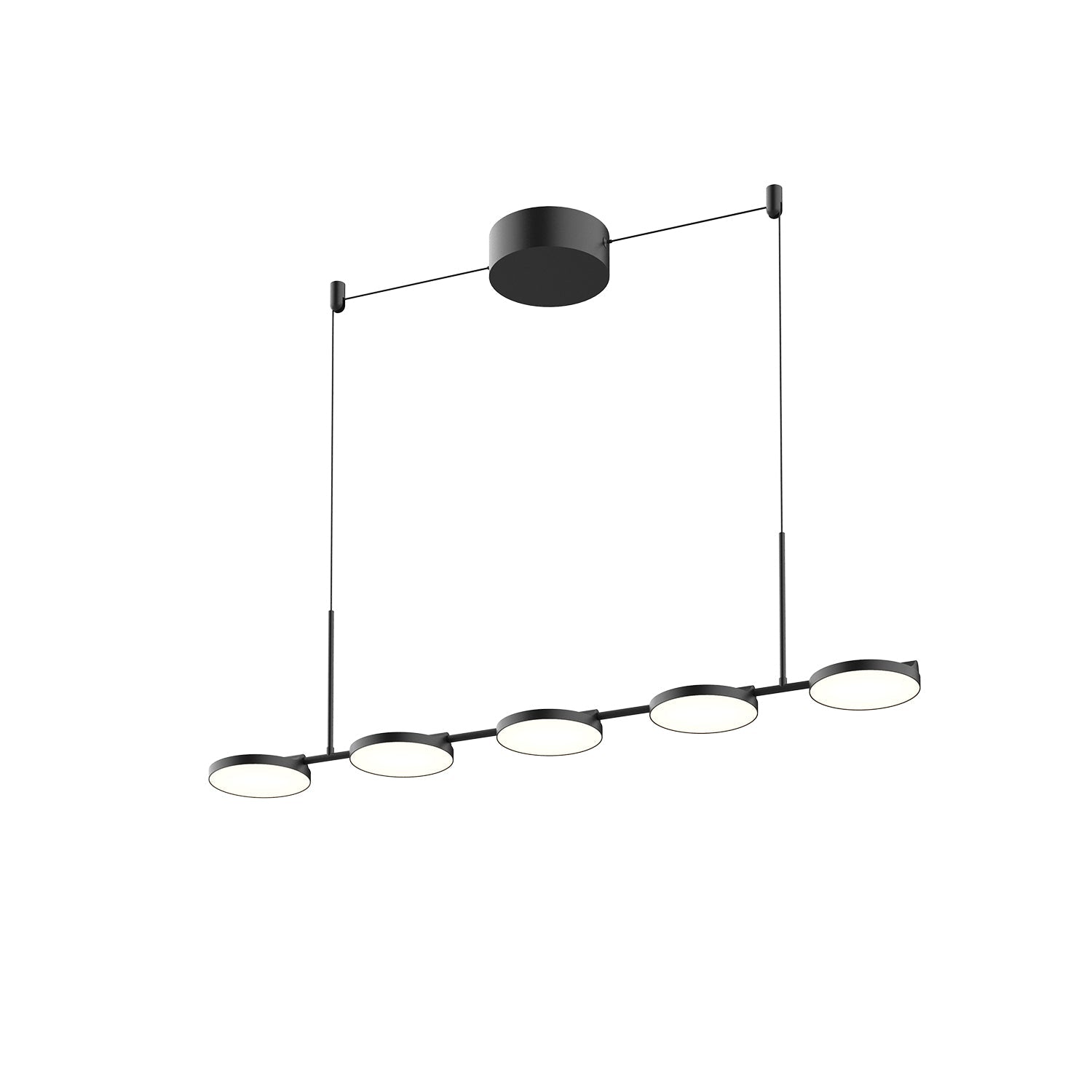 Kuzco Novel black linear pendant LP72237-BK