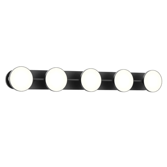Kuzco Novel black [universal voltage] vanity light VL72237-BK-UNV