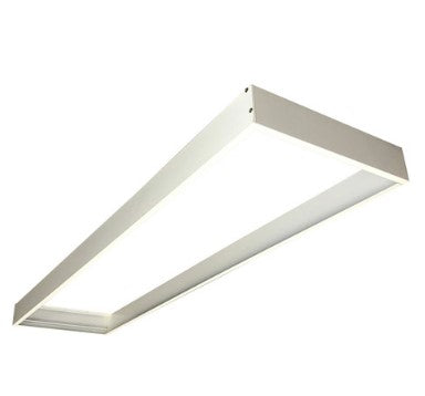 Nora Lighting NPDBL-14DFK/W Surface Mounting Frame for 1'x4' LED Backlit Panels