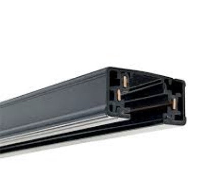 Nora Lighting NT-331B 12' One-Circuit Track, Black Finish