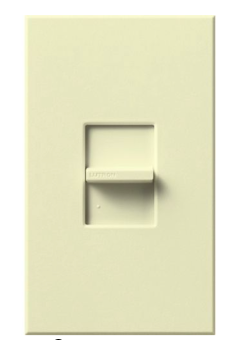 Lutron Nova T wall plate in Almond