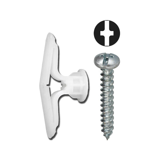 Dottie NTK38L Dottie #10 Nylon Toggle Anchor Kit w/ Pan Head Combo Head Screws NTK38L