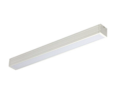 Nora Lighting NUD-6812/30W 12" Bravo FROST LED Linear, 500lm/ft, 7W, 3000K, White Finish