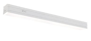 Nora Lighting NUDTW-9824/W 24" Bravo FROST LED Linear with Selectable CCT (30K/35K/40K), White Finish