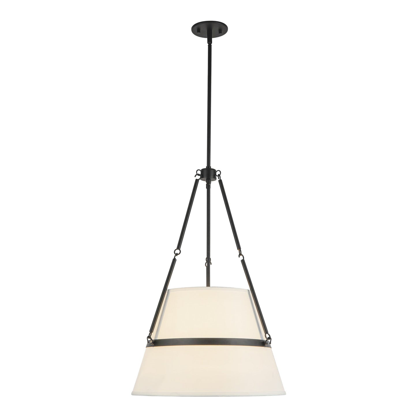 Alora Mood Oliver matte black pendant PD546719MBWL