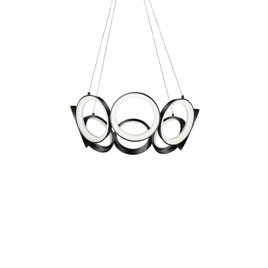 Kuzco Oros black chandelier CH94824-BK
