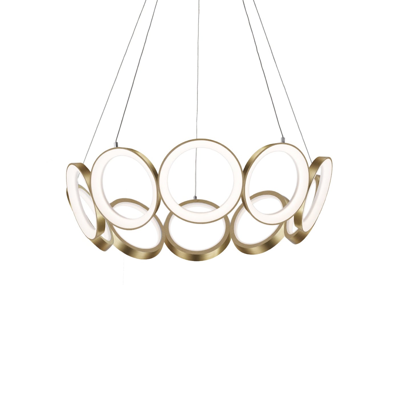 Kuzco Oros antique brass chandelier CH94829-AN