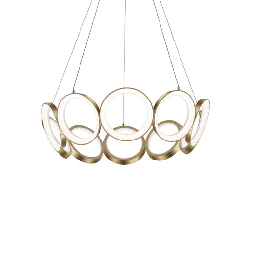Kuzco Oros antique brass chandelier CH94829-AN