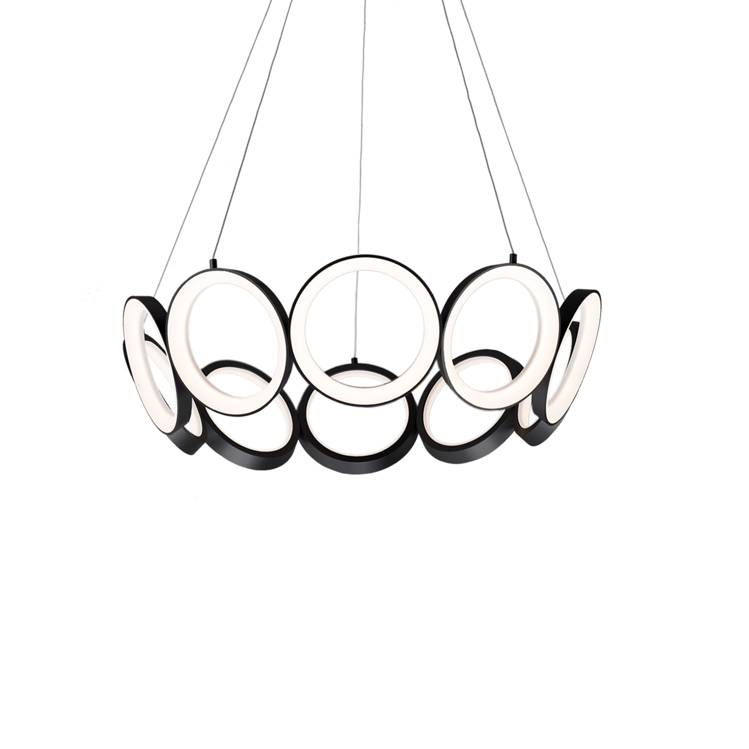 Kuzco Oros black chandelier CH94829-BK
