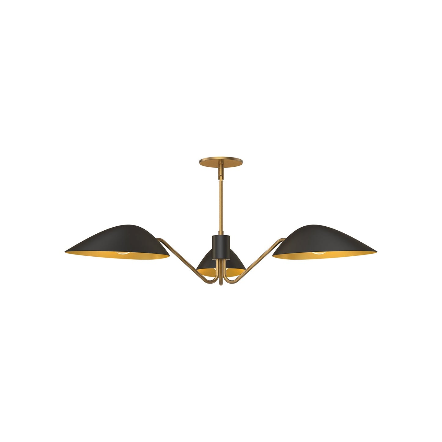 Alora Mood Oscar aged gold pendant PD550336MBAG