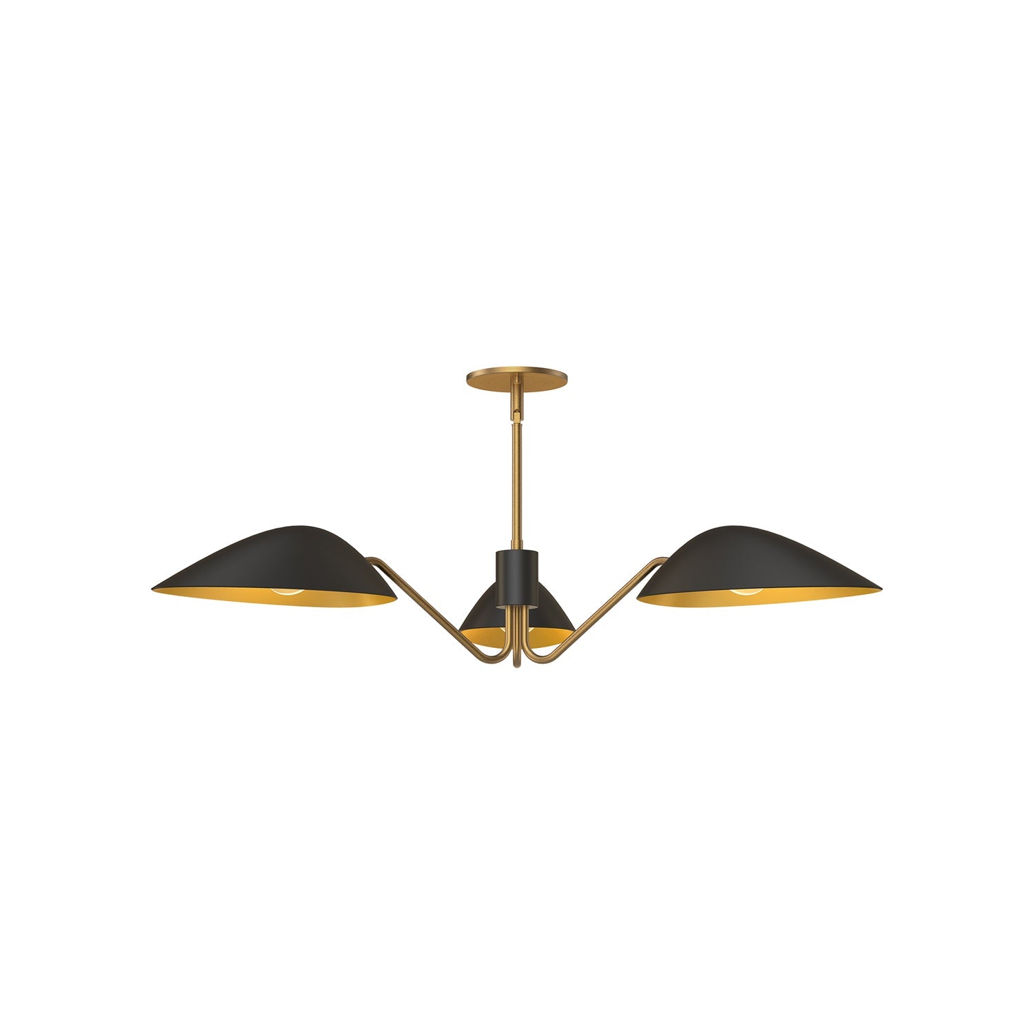 Alora Mood Oscar aged gold pendant PD550336MBAG