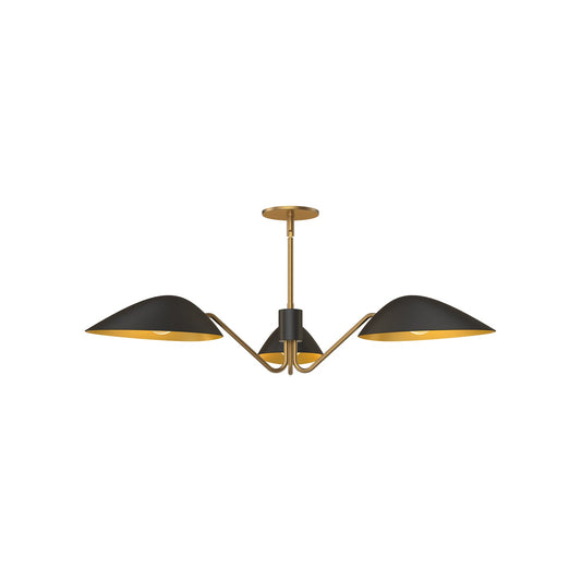 Alora Mood Oscar aged gold pendant PD550336MBAG