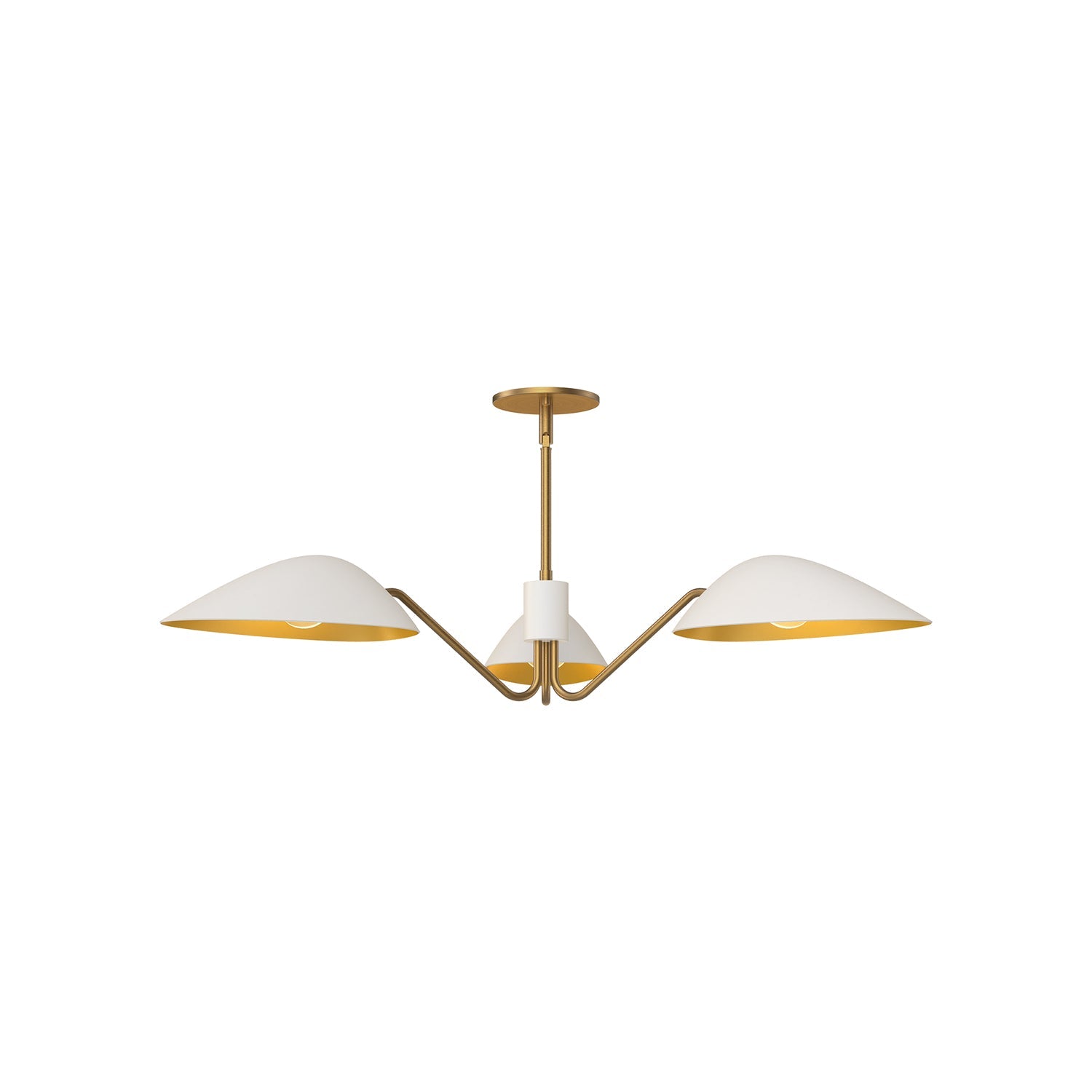 Alora Mood Oscar aged gold pendant PD550336WHAG