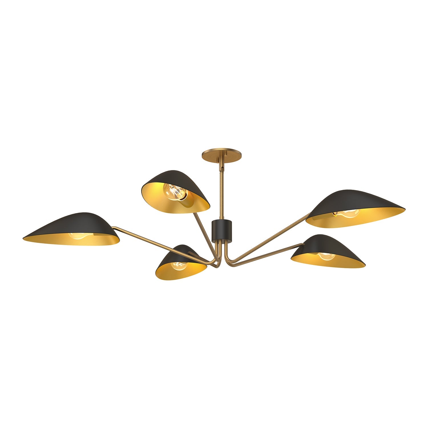 Alora Mood Oscar aged gold pendant PD550545MBAG
