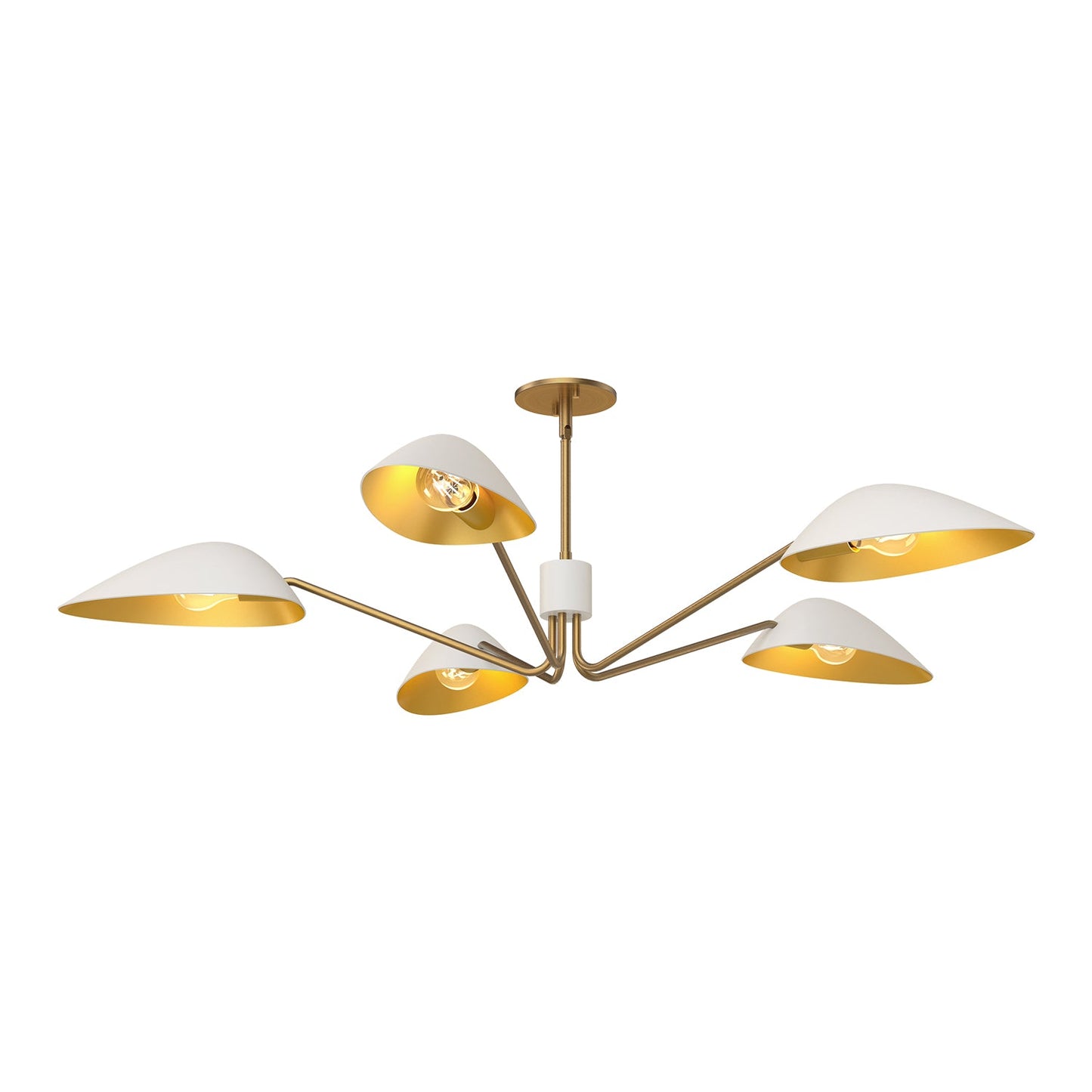Alora Mood Oscar aged gold pendant PD550545WHAG