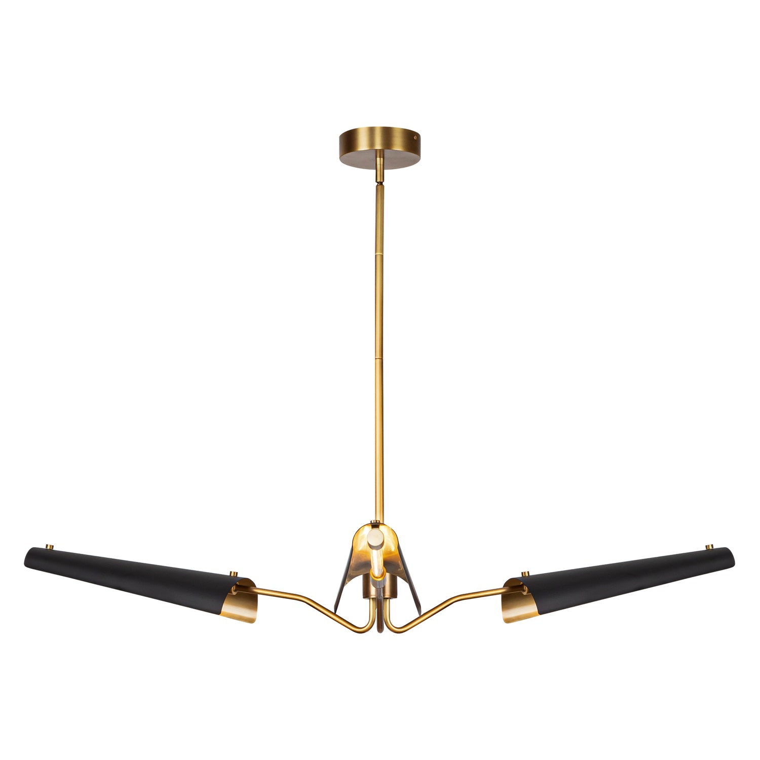 Alora Osorio matte black chandelier CH347346MBVB