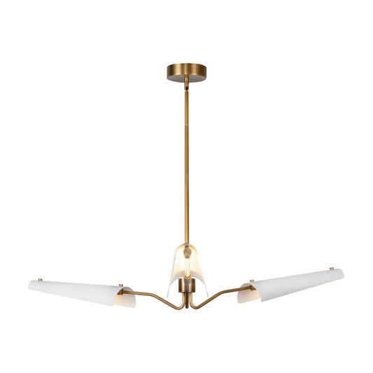 Alora Osorio matte white chandelier CH347346MWVB
