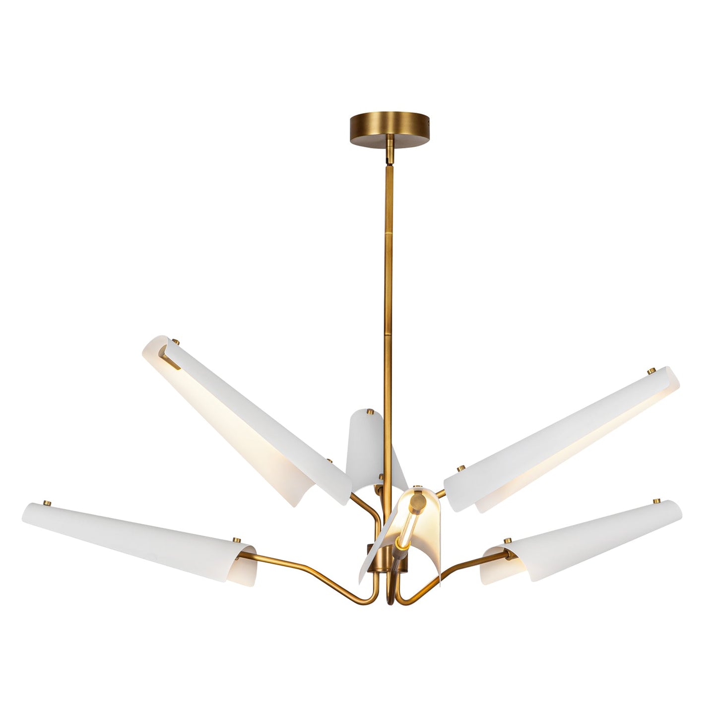 Alora Osorio matte white chandelier CH347646MWVB