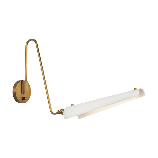 Alora Osorio matte white vanity light WV347104MWVB
