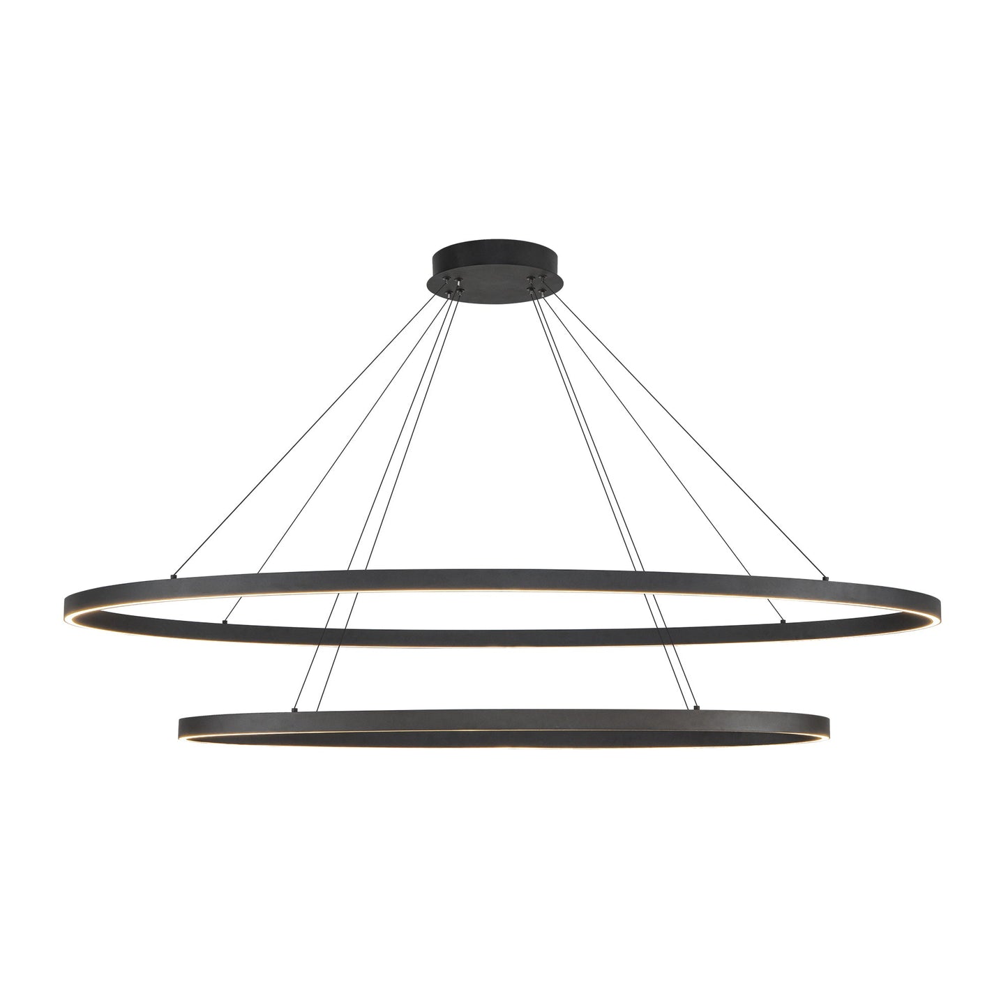 Kuzco Ovale black chandelier CH79253-BK
