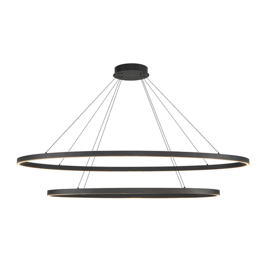 Kuzco Ovale black chandelier CH79253-BK