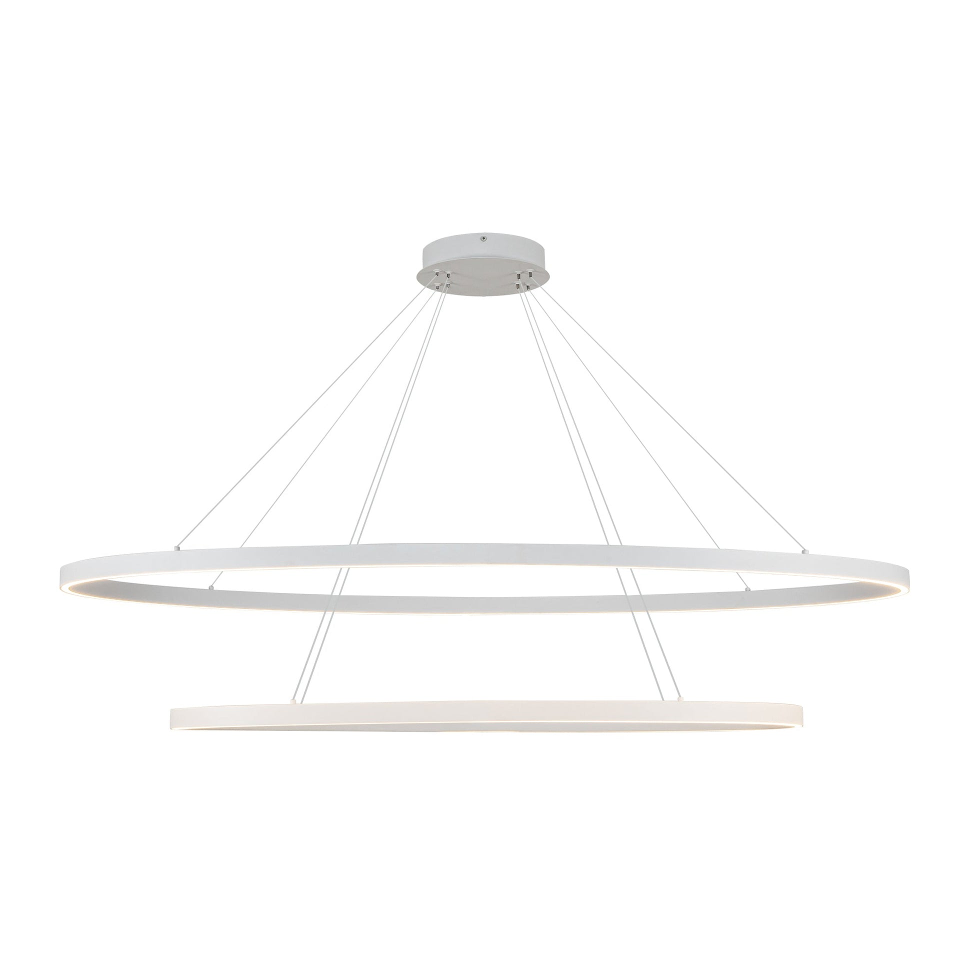 Kuzco Ovale white chandelier CH79253-WH