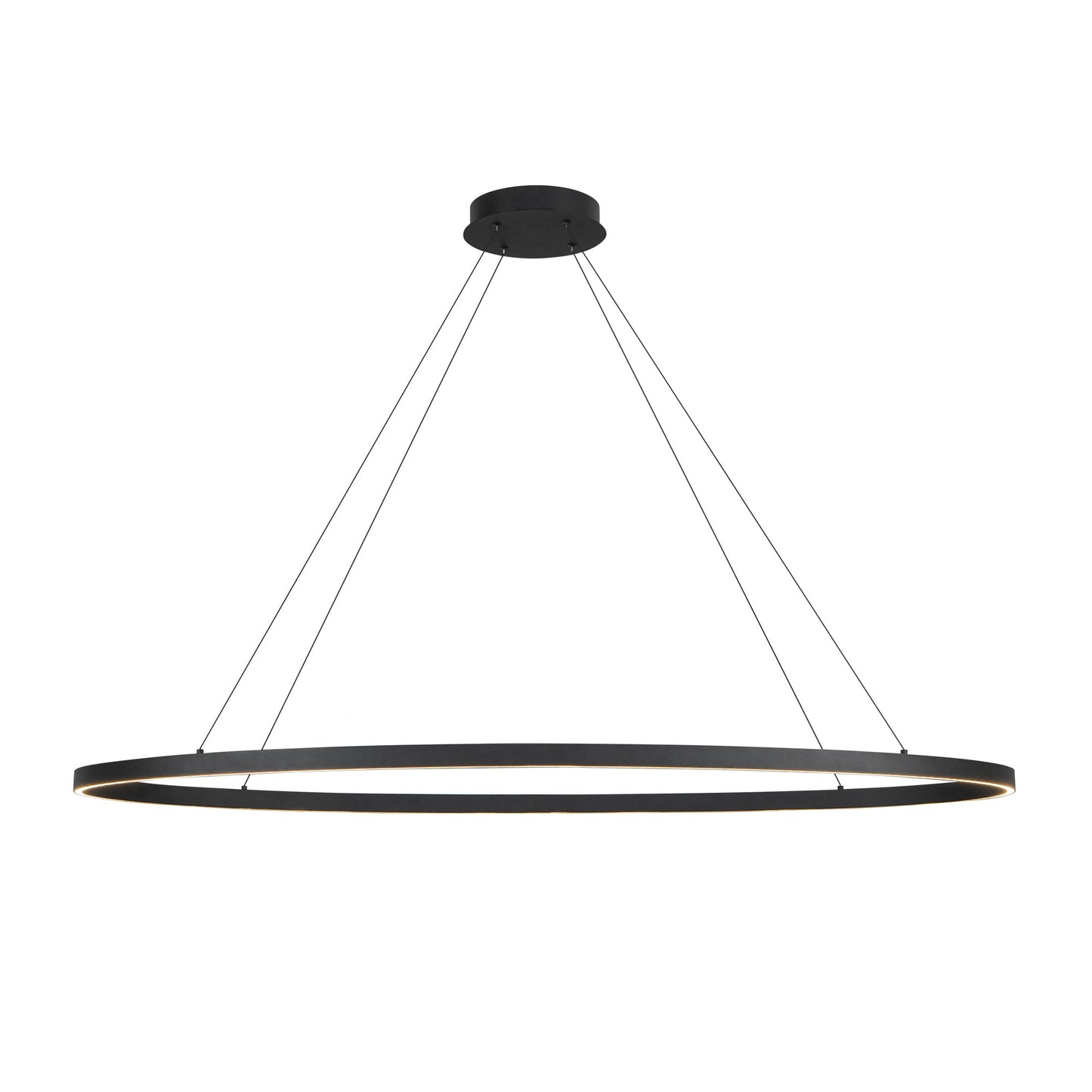 Kuzco Ovale black linear pendant LP79153-BK