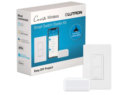 Lutron Caseta smart hub in White