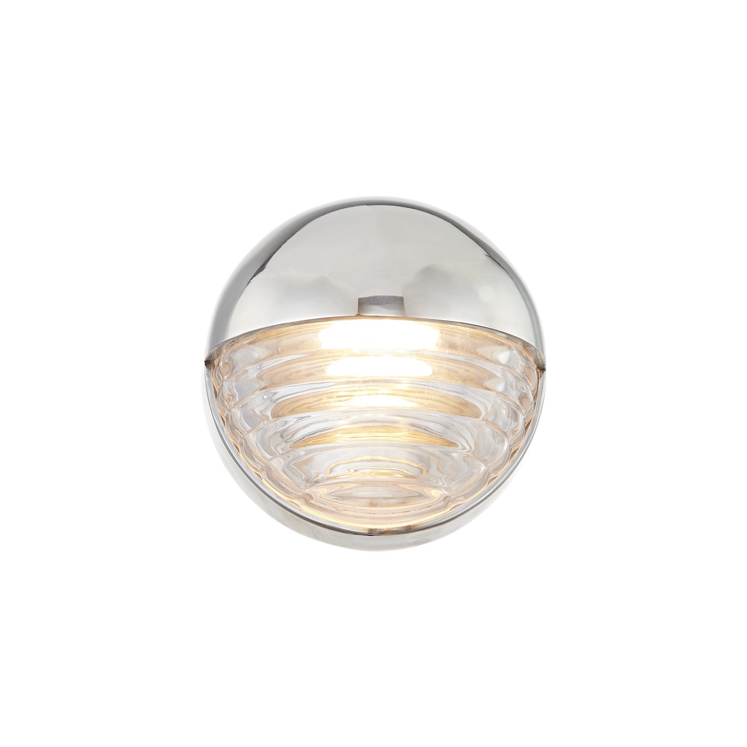 Alora Palais polished nickel vanity light WV330106PNCR