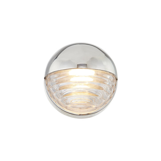 Alora Palais polished nickel vanity light WV330106PNCR