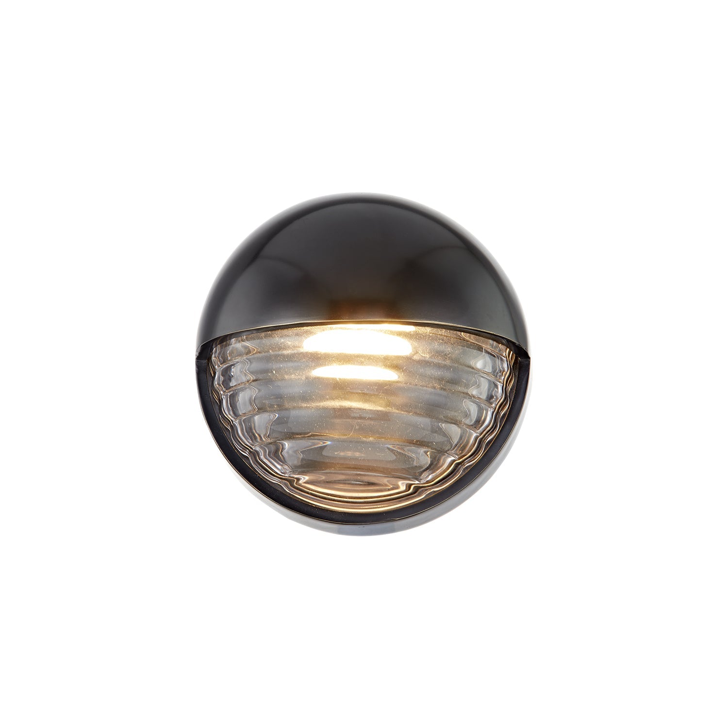 Alora Palais ribbed glass vanity light WV330106UBCR