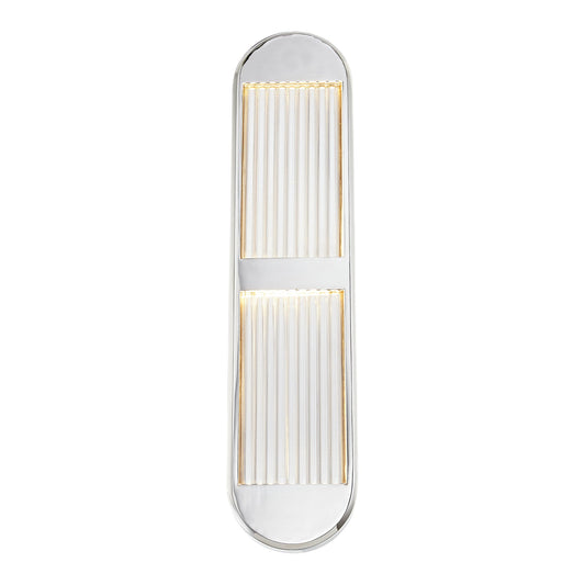 Alora Palais polished nickel vanity light WV330324PN