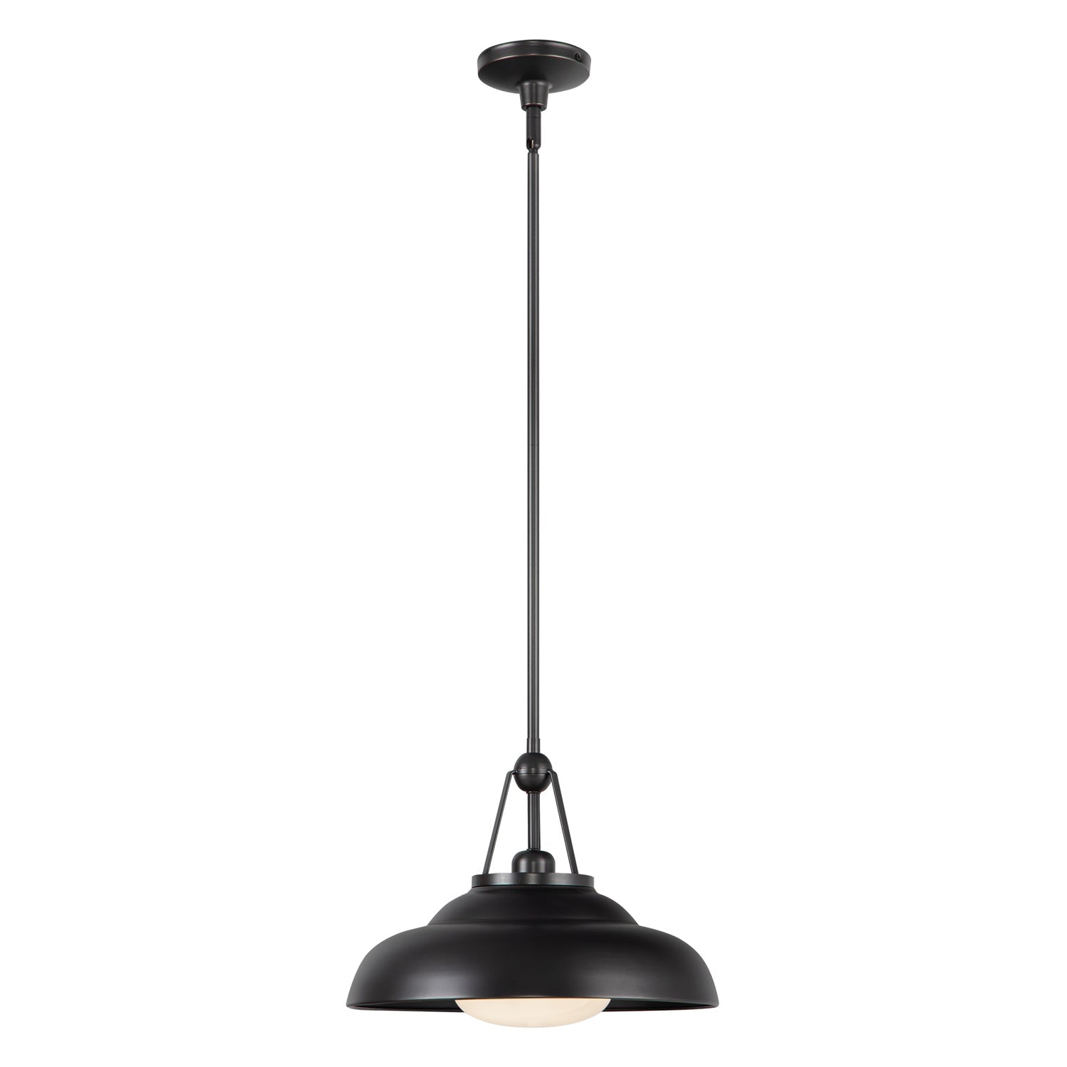 Alora Palmetto urban bronze pendant PD344014UBGO