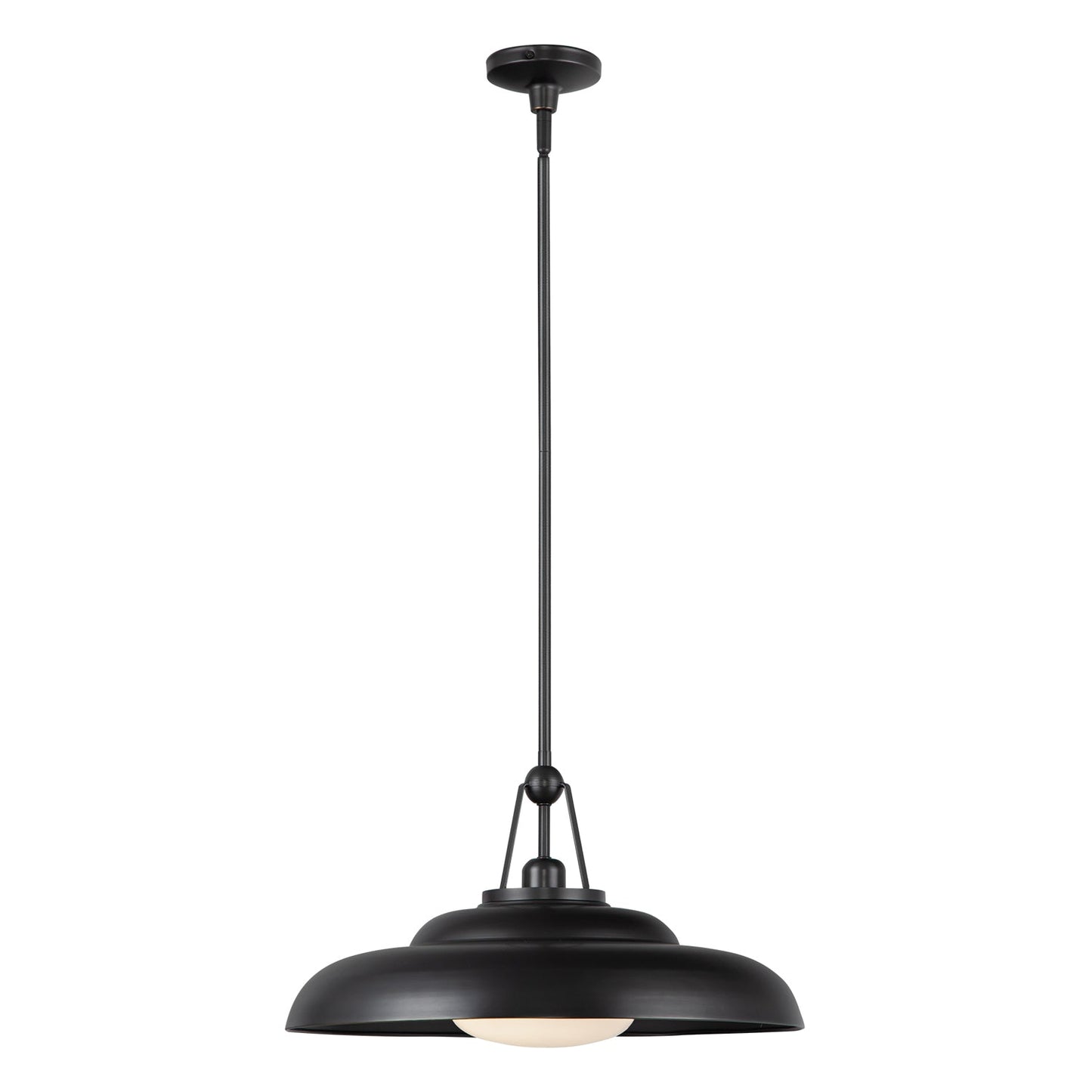 Alora Palmetto urban bronze pendant PD344020UBGO