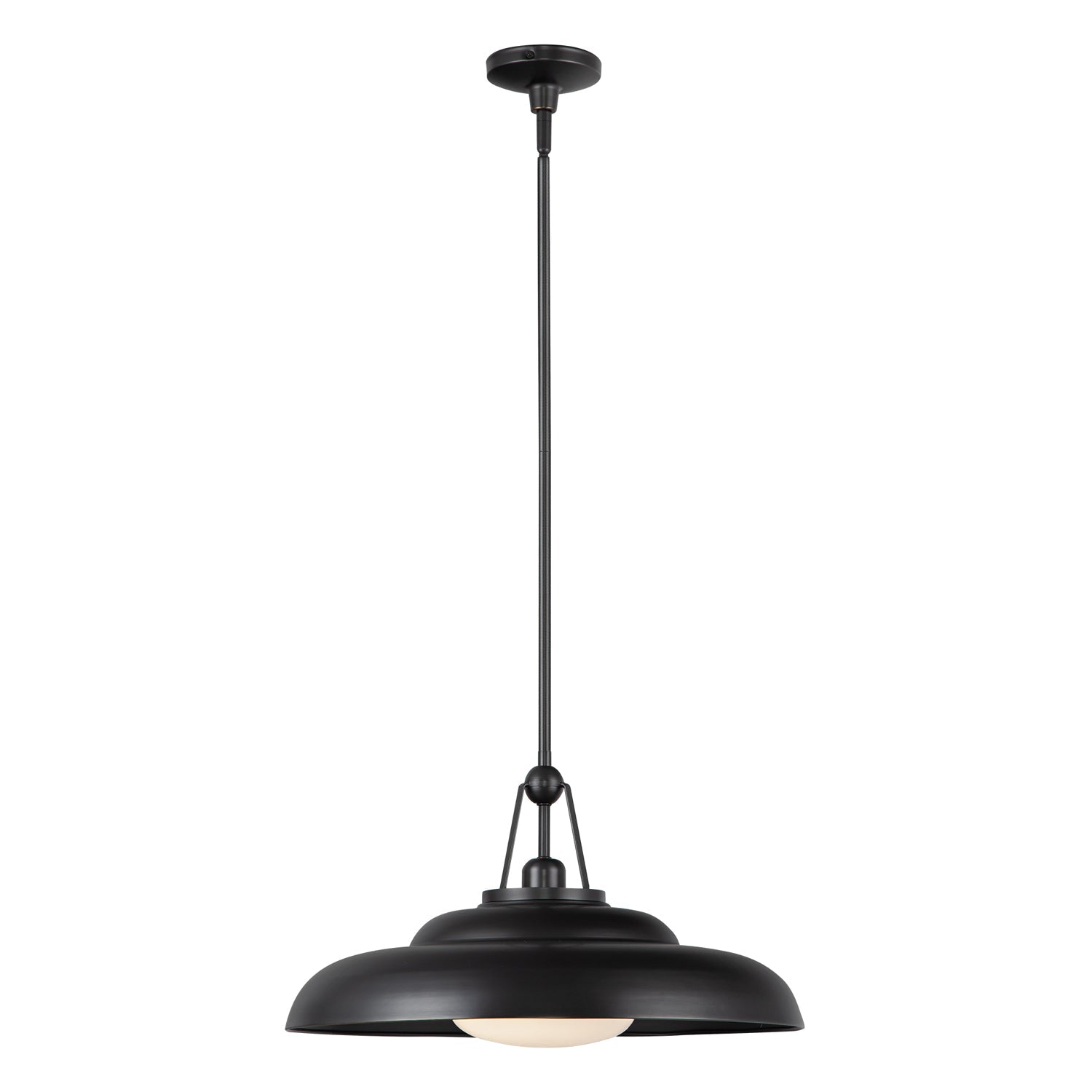 Alora Palmetto urban bronze pendant PD344020UBGO
