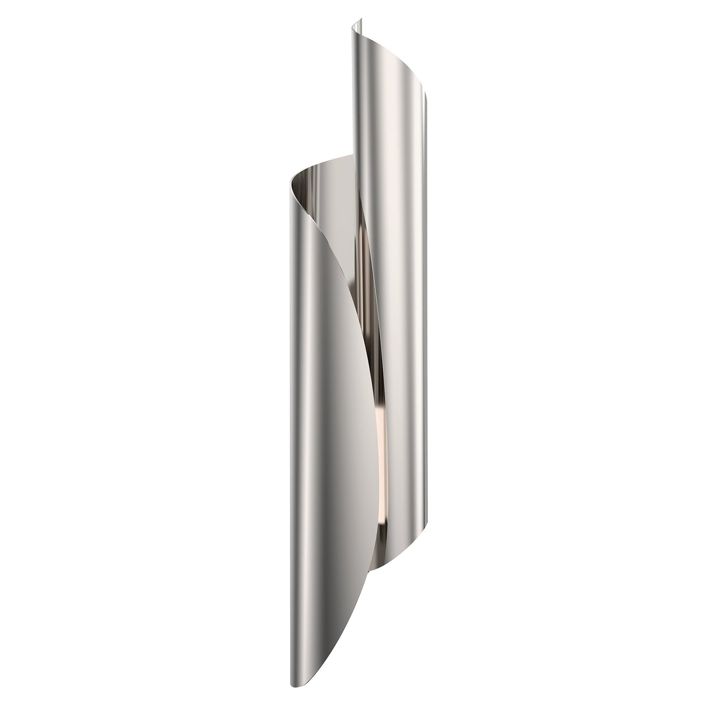 Alora Parducci polished nickel vanity light WV319405PN
