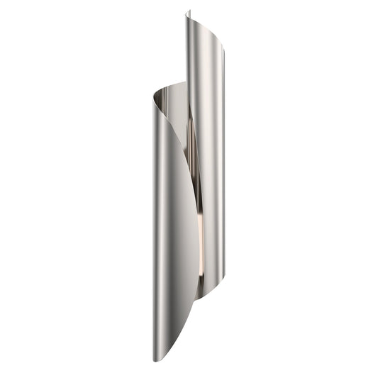 Alora Parducci polished nickel vanity light WV319405PN