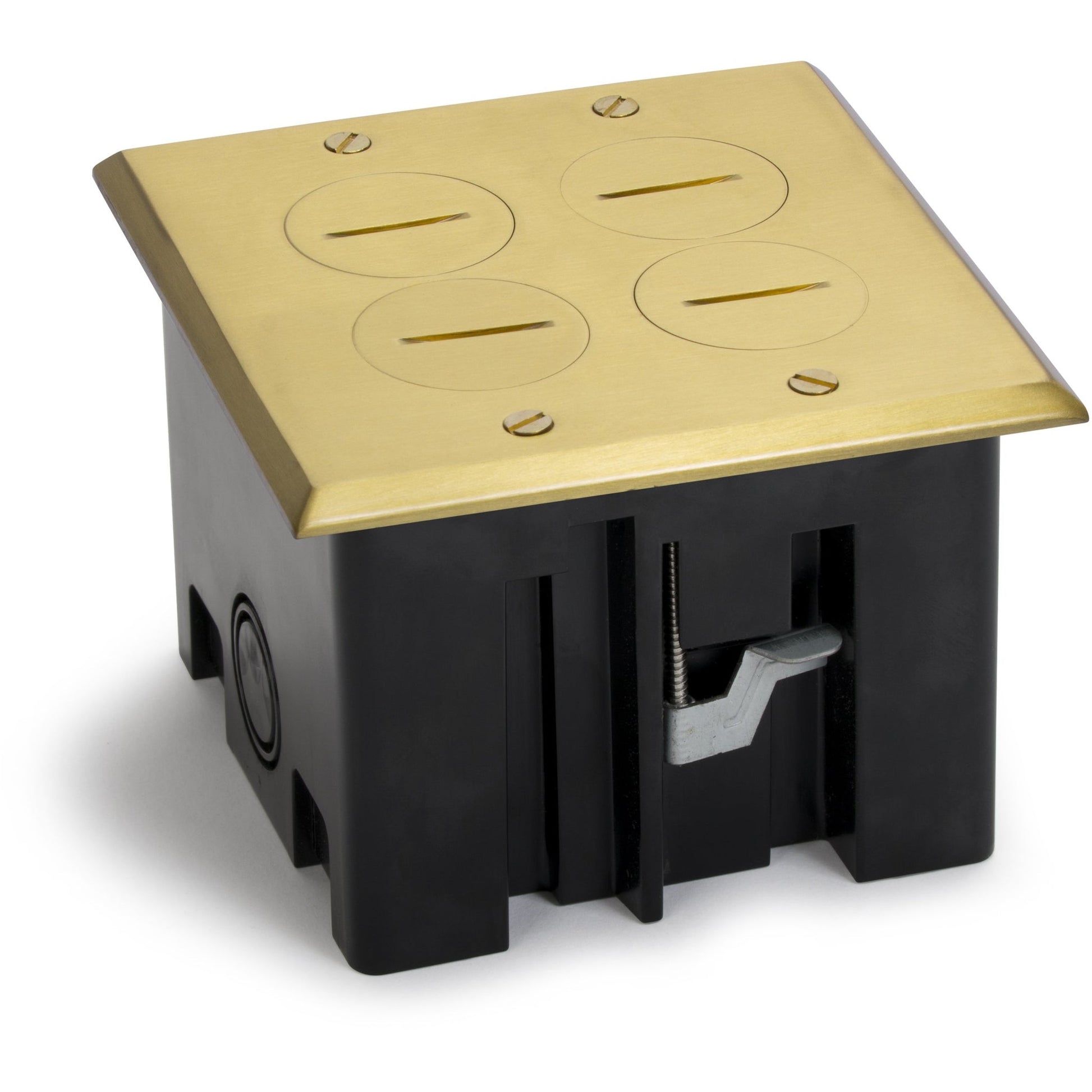 Lew Electric PB2-SPB Brass floor box