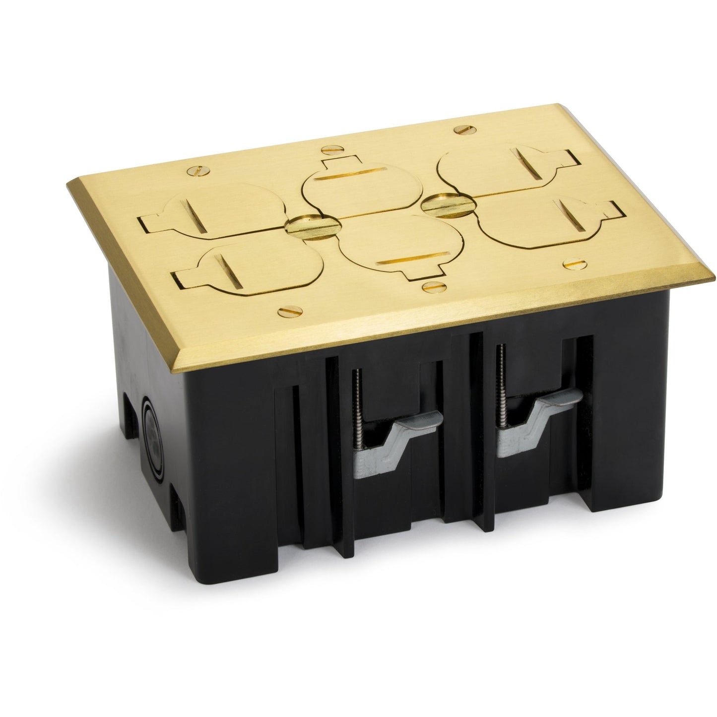 Lew Electric PB3-FPB Brass floor box