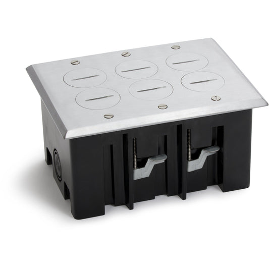 Lew Electric PB3-SPA Aluminum floor box
